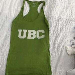 Varsity Olive Green Women's Tank Top